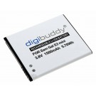 Akku für Samsung Galaxy S3 S III mini, ersetzt EB425161LU, EBF1M7FLU, 3,8V, 1500mAh
