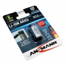 Ansmann 16340 Li-Ion Akku, micro-USB Ladebuchse, Schutzschaltung, 3,6V, 850mAh, 1300-0015