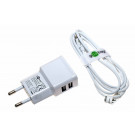 Apple Ladestecker 2x USB-A, 1m Lightning Kabel, 44979