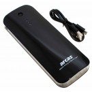 Arcas V206 Powerbank externer Akku mit Taschenlampenfunktion, USB + Micro-USB, 13000mAh