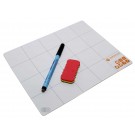 Bernstein 2-119 Magnetische Projekt Matte Arbeitstafel Magnetmatte Board mit Stift und Radierer, 25cm x 20cm