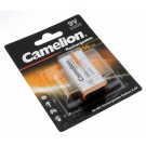 1er Blister-Pack Camelion HR6F22 [NH-9V250-BP1] Ni-Mh Block Akku mit 9 Volt und 250mAh Kapazität