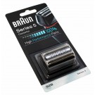 Original Braun Series 5 Cassette 52B Scherkopf, Scherfolie, Klingenblock Kombipack, schwarz, 91162809
