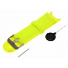 Alternatives Ersatz Uhren Armband (Watch band) für Garmin Approach S3 GPS Smartwatch, Fitnesstracker in der Farbe gelb