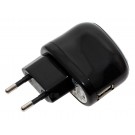 Ladeadapter Ladegerät Netzteil USB 2,1A z.B. für Apple iPad iPhone iPod, Navigationsgeräte wie TomTom, Garmin, PDA, oder Smartphone wie Samsung Galaxy Tab, Galaxy S4,  S5 in schwarz