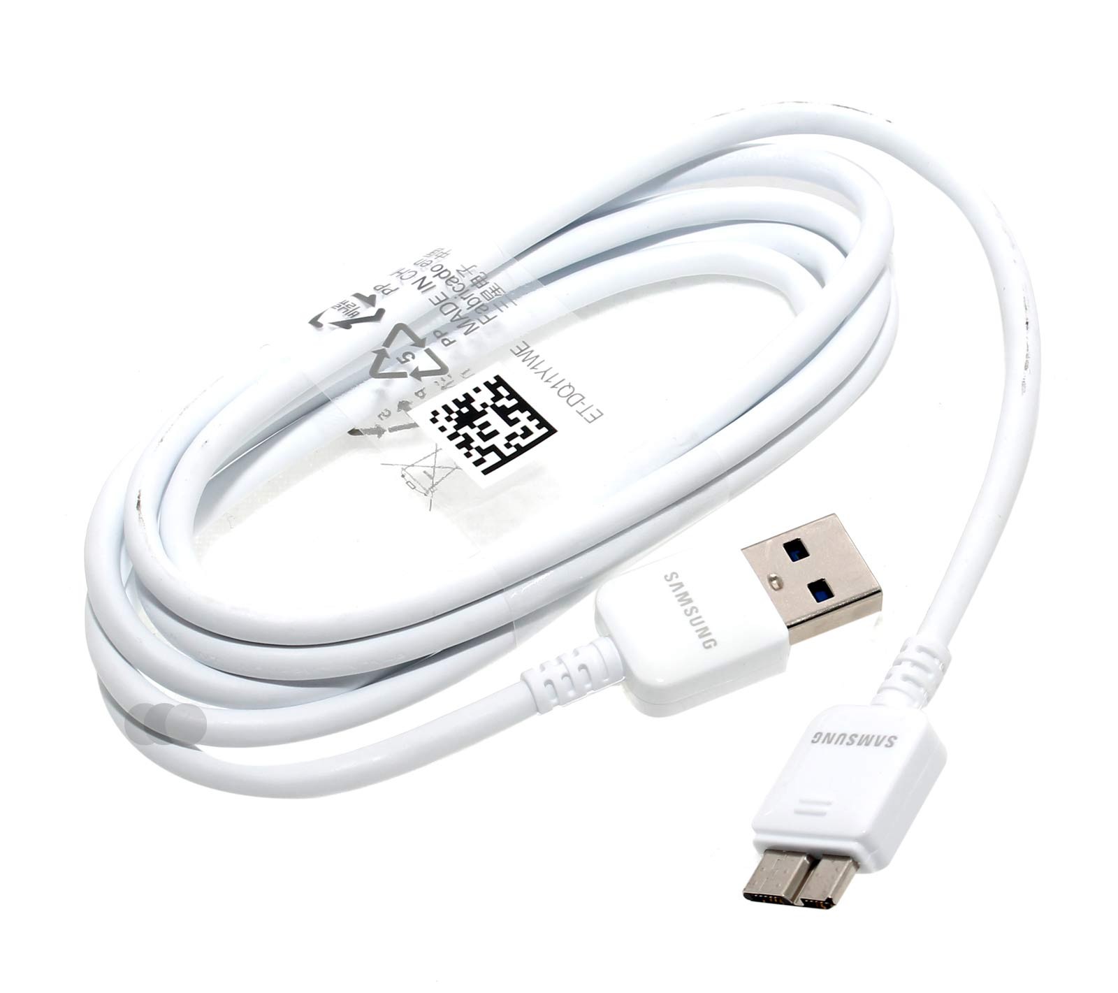 Datenkabel für Samsung Galaxy Note 3, Handy, Smartphone, Tablet mit USB 3.0 Anschluss und 1,5 Meter Länge, Ersatzteil Teilenummer GH39-01663A