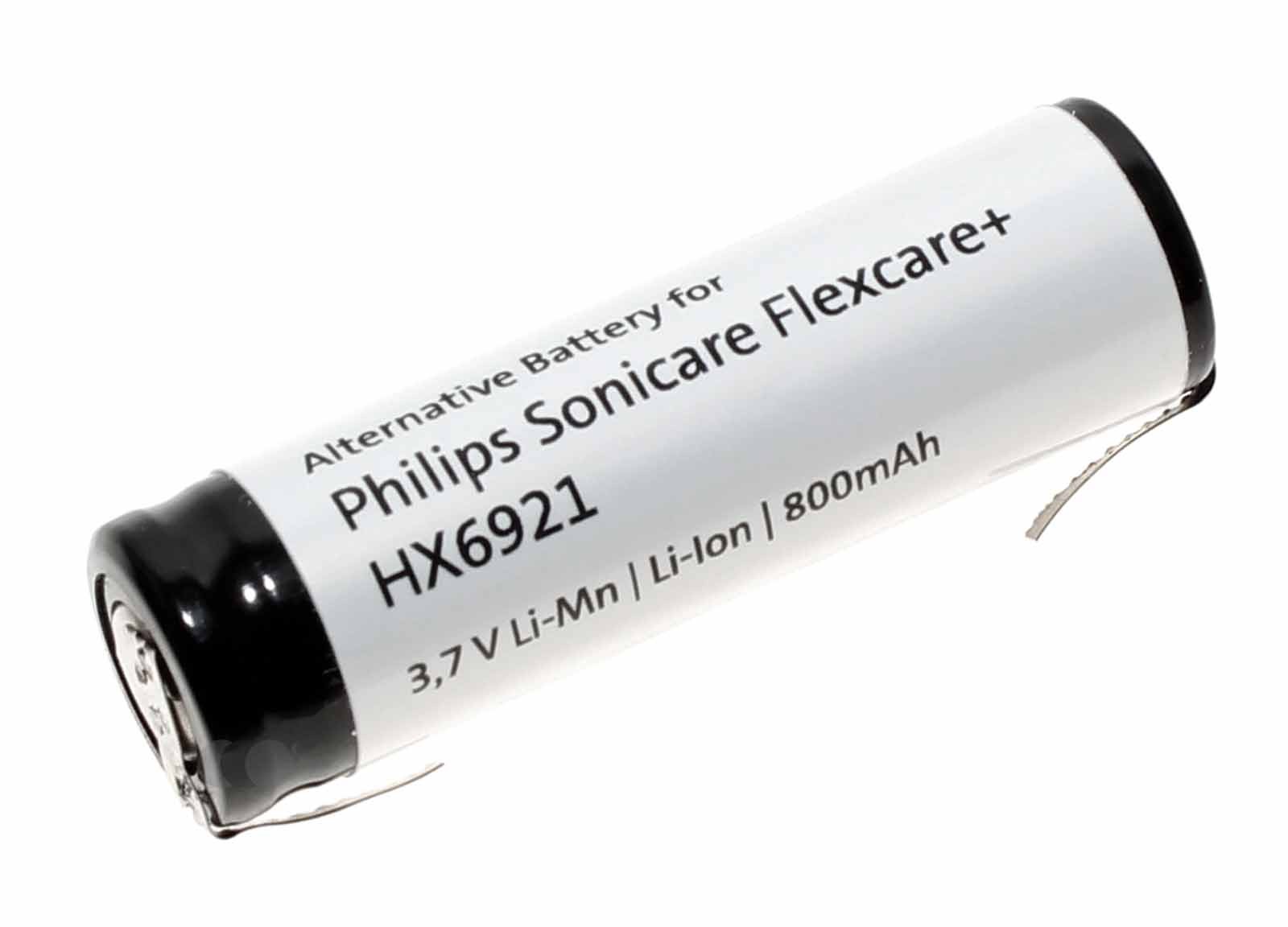 Li-Ion Akku passend für Philips Sonicare Flexcare+ HX6921, FlexCare Platinum HX9110, HX6910, HX6930