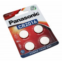 4x Panasonic CR2016 Lithium Knopfzelle Batterie | BR2016 DL2016 ECR2016 | 3V 90mAh