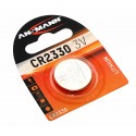 Ansmann CR2330 Lithium Knopfzelle Batterie | ersetzt DL2330 ECR2330 KCR2330 | 3V 250mAh