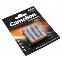 Confezione da 4 batterie Camelion Ni-Mh AAA 1,2V 600mAh [NH-AAA600-BP4] HR03 Micro