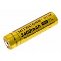 NiteCore NL1834 18650 Li-Ion Akku mit Schutzschaltung | Button Top 3,7V 3400mAh