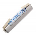 eneloop batteria singola AAA con accumulatore coda solder a forma di U 1,2V 800mAh BK-4MCC | Micro AAA NiMH HR03 | Panasonic Sanyo