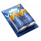2x Varta LONGLIFE Power Mono D Alkaline Batterien, R20, MN1300, UM1, 1,5V