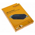 Delock SD, Micro SD Card Reader Kartenleser, OTG, USB 3.0 Typ A Stecker, Micro USB Stecker