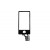 Vetro Touchscreen nero Apple iPod nano 7 / 7G / 7a generazione / A1446 / MD481LL/A / settima generazione