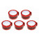5x Paket Klebeband Paketklebeband Paketband Packband, Vorsicht Glas! Nicht werfen, 48mm x 66m