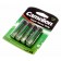 4er Pack Camelion Super Heavy Duty Mignon Batterie AA, 1,5V, 1220mAh, R6P-BP4G, R6P, UM3, Fernbedienung