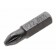 WERA 05072082001 PZ2 855/1 Bit Kreuzschlitz Pozidriv 2 x 25mm Zähhart, 1/4" C6,3mm Sechskant Halter