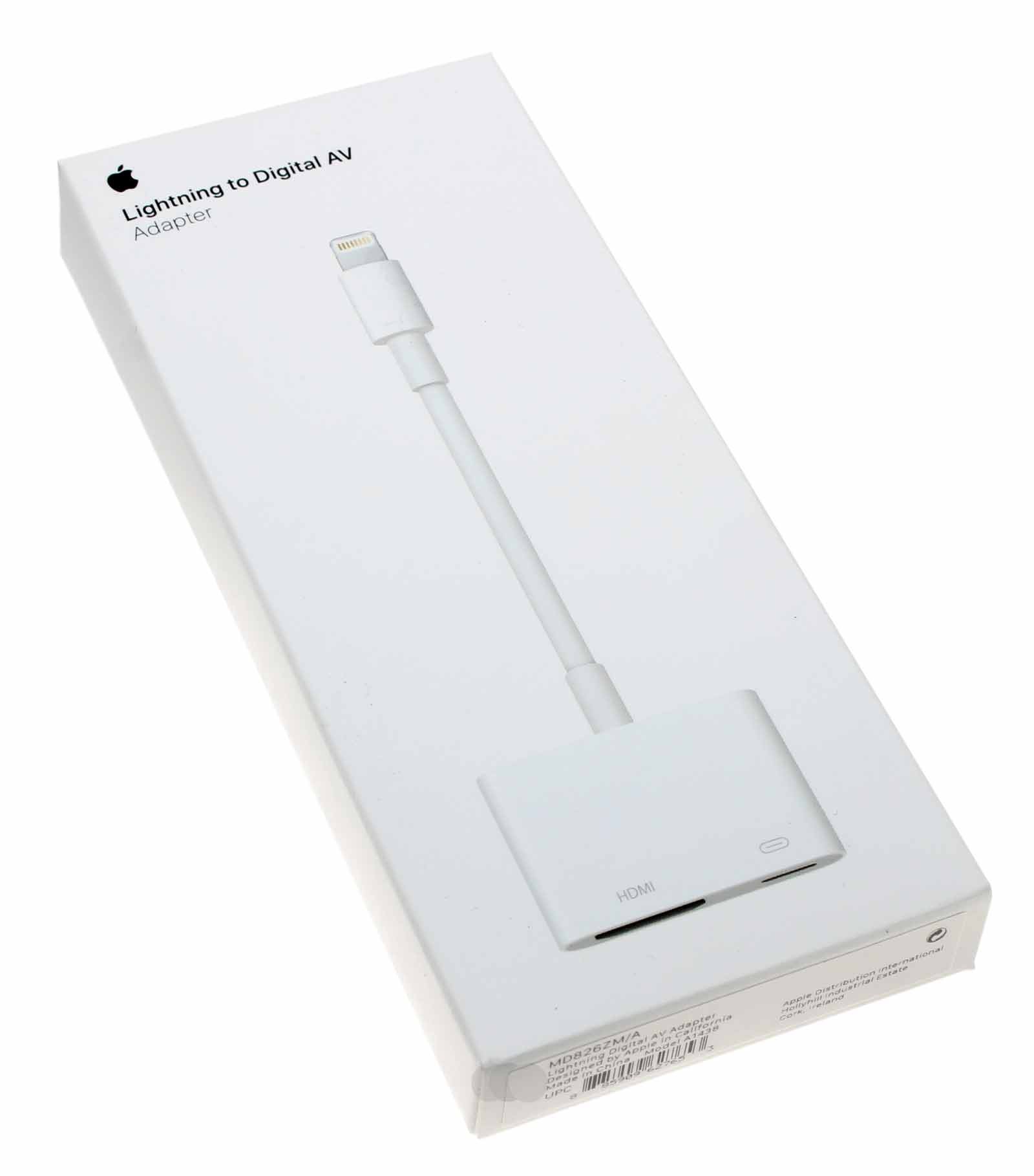 Original Apple Lightning Digital AV Adapter, Lightning Stecker auf HDMI Buchse, A1438 MD826ZM/A