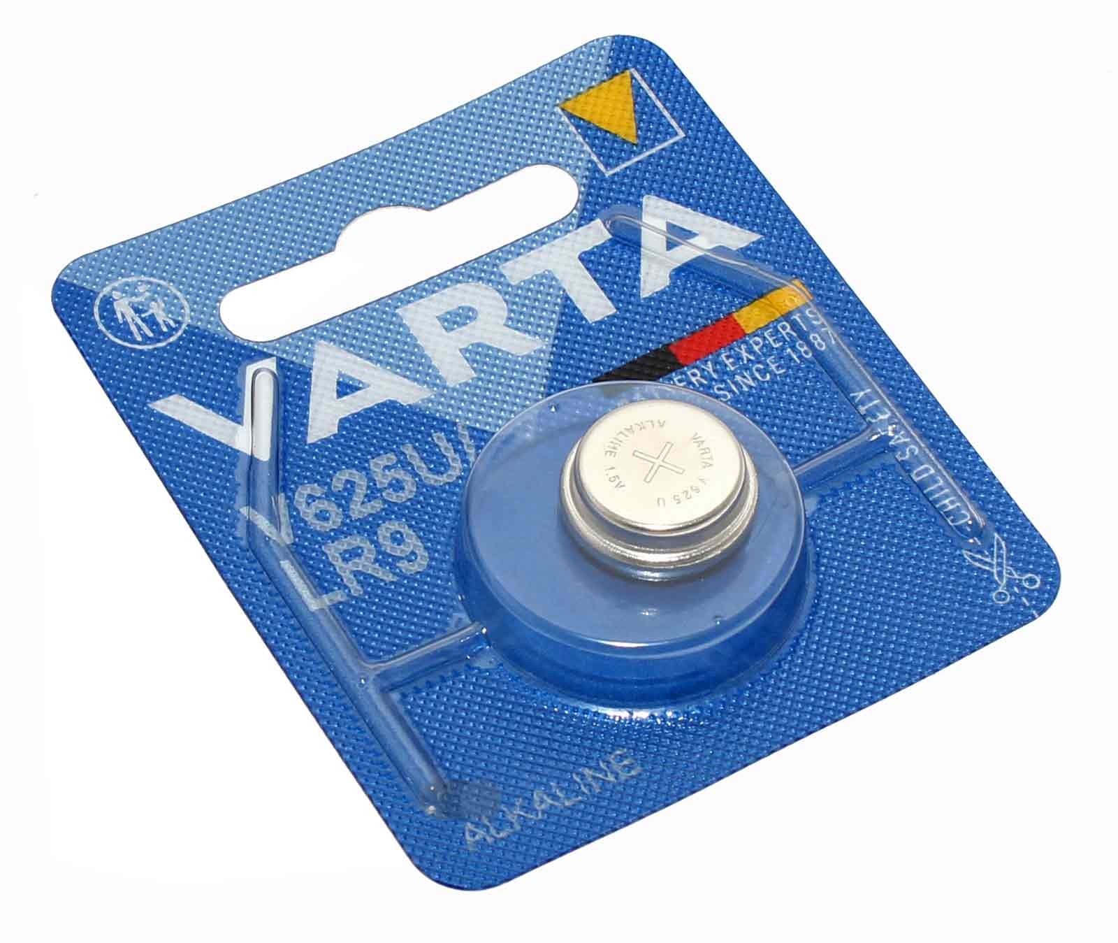 Varta V625U PX625A LR9 Alkaline Knopfzelle Batterie, AG625, GPAX625A, EPX625G, 1,5V, 190mAh