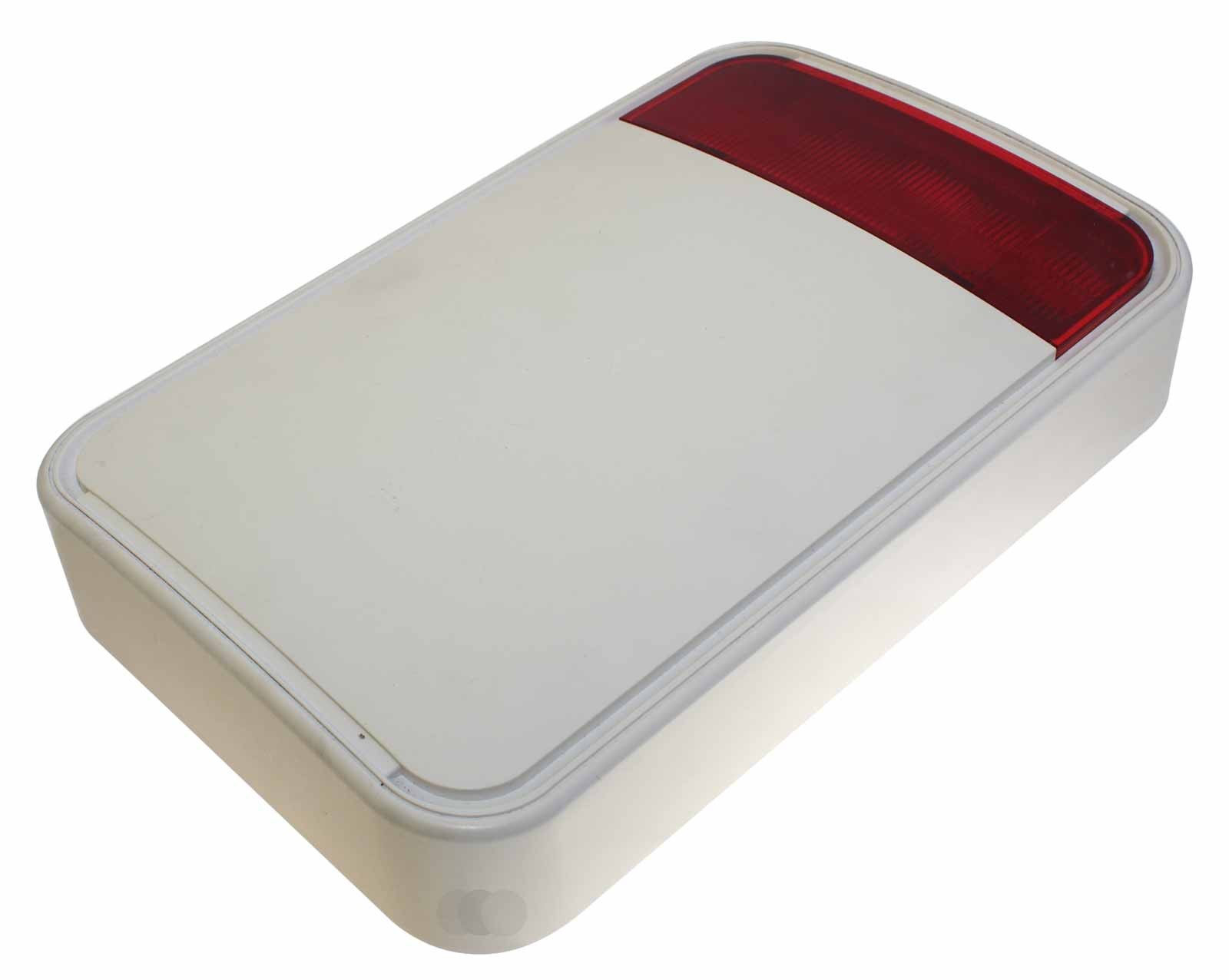 Gebrauchte Visonic MCS-730 (868) RED Fully Wireless Outdoor Siren, Außensirene Blinkleuchte für Alarmanlage, P/N: 90-203035