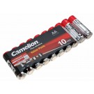 10er Pack Camelion Batterie 1,5V, AA, Mignon, 2700mAh, [LR6-BP4] LR6, AM3, MN1500, E91 