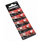 10x Camelion AG5 LR48 Alkaline Knopfzelle Batterie, 5GA, G5A, LR754, SG5, V5GA, 1,5V, 53mAh