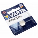 Varta V13GA/LR44 Alkali-Mangan Knopfzellen Batterie mit 1,5 Volt und 155mAh Kapazität