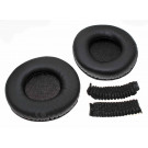 1 Paar Ohrpolster für Sennheiser HD 520, HD 530, HD 540, HD 560, ersetzt 040407, schwarz