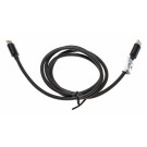 1m Datenkabel Ladekabel USB-C 2.0 Stecker auf USB-C 2.0 Stecker, USB-PD bis 100W, schwarz