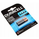 2er-Pack Duracell Ultra Alkaline Batterie, Typ AAAA, Mini, LR61 mit 1,5 Volt und 600mAh Kapazität, Teilenummer DUR041660
