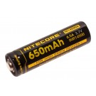 Nitecore IMR14500 Li-Ion Akku ungeschützt mit 3,7 Volt und 650mAh Kapazität, Modell NI14500A
