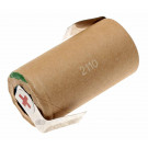 Akku Zelle Sub-C mit Z-Lötfahne, Ni-Mh im Pappmantel mit 1,2 Volt Spannung und 3000mAh Kapazität