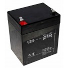 CTM CT5-12 Blei Gel Akku AGM, 4,8mm Faston Anschluss, 12V, 5000mAh