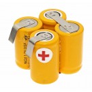 Ersatz Akku Zellen Akkupack für Metz 40 CT 4 Blitzgerät, 4,8V, 700mAh