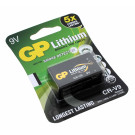 GP CR-V9 9V Block Lithium Batterie z.B. für Rauchmelder, E-Block, 6LR61, AM6, 9V