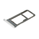 Original Samsung Galaxy S8 SM-G950 Sim + MicroSD Kartenhalter silber, GH98-41131B