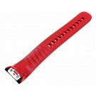 Original Samsung Gear Fit 2 Pro (SM-R365) Uhrenarmband Gr. L schwarz / rot, GH98-41595A, Verstellgurt, Lochriemen