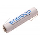 Eneloop Sanyo HR-4UTGB AAA (HR03, Micro) Akku NiMH mit 1,2 Volt und 750mAh Kapazität, mit Z - förmiger Lötfahne mit einer Breite von 3mm