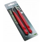 Pro'sKit 908-T301 Set mit 2 Pinzetten aus Edelstahl (AISI304), mit isoliertem, beschichtetem Griff