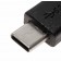 1 Meter langes Ladekabel, Datenkabel mit USB Type C (USB-C) Stecker auf Micro-USB 2.0 Stecker, für Smartphone, Handy, Tablet u.a