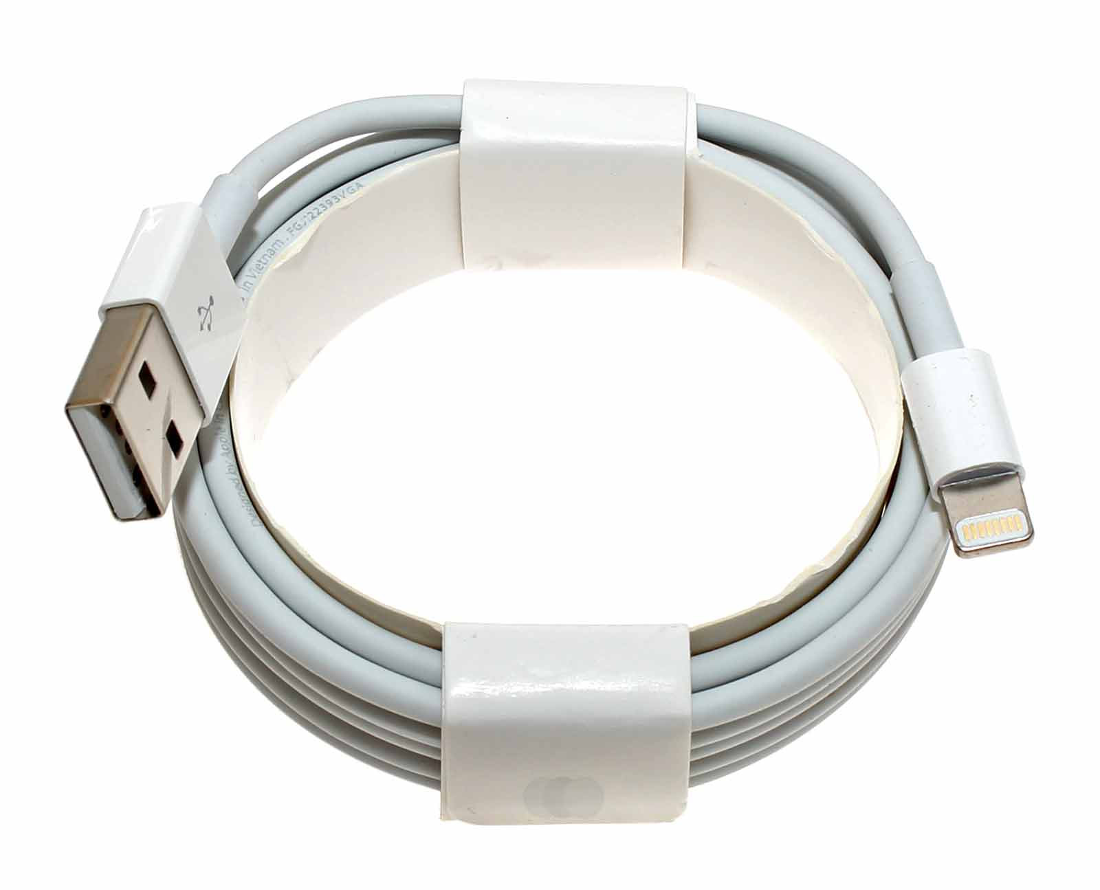 2m Ladekabel Datenkabel original Apple MD819ZM/A, Lightning Stecker auf USB-A Stecker für iPhone, iPad, iPod