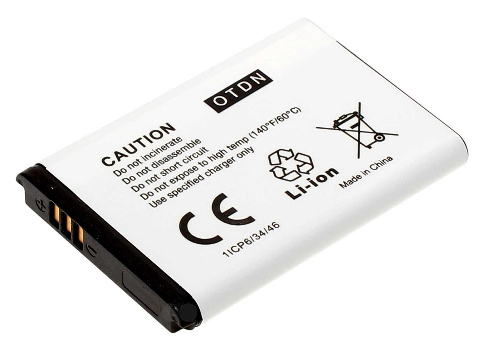 3,7V Akku für Samsung Handy Mobiltlefon, 900mAh, ersetzt AB553446BUCSTD AB553446B