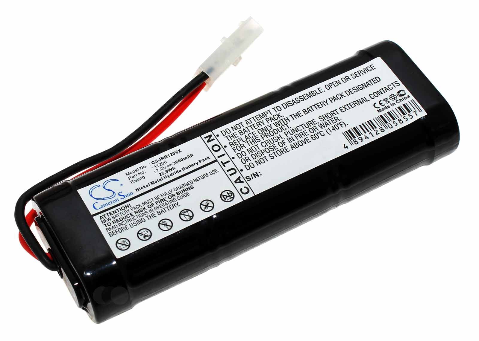 Akku für iRobot Looj 120, 130, 150 Saugroboter, ersetzt 11200, 7,2V, 3600mAh