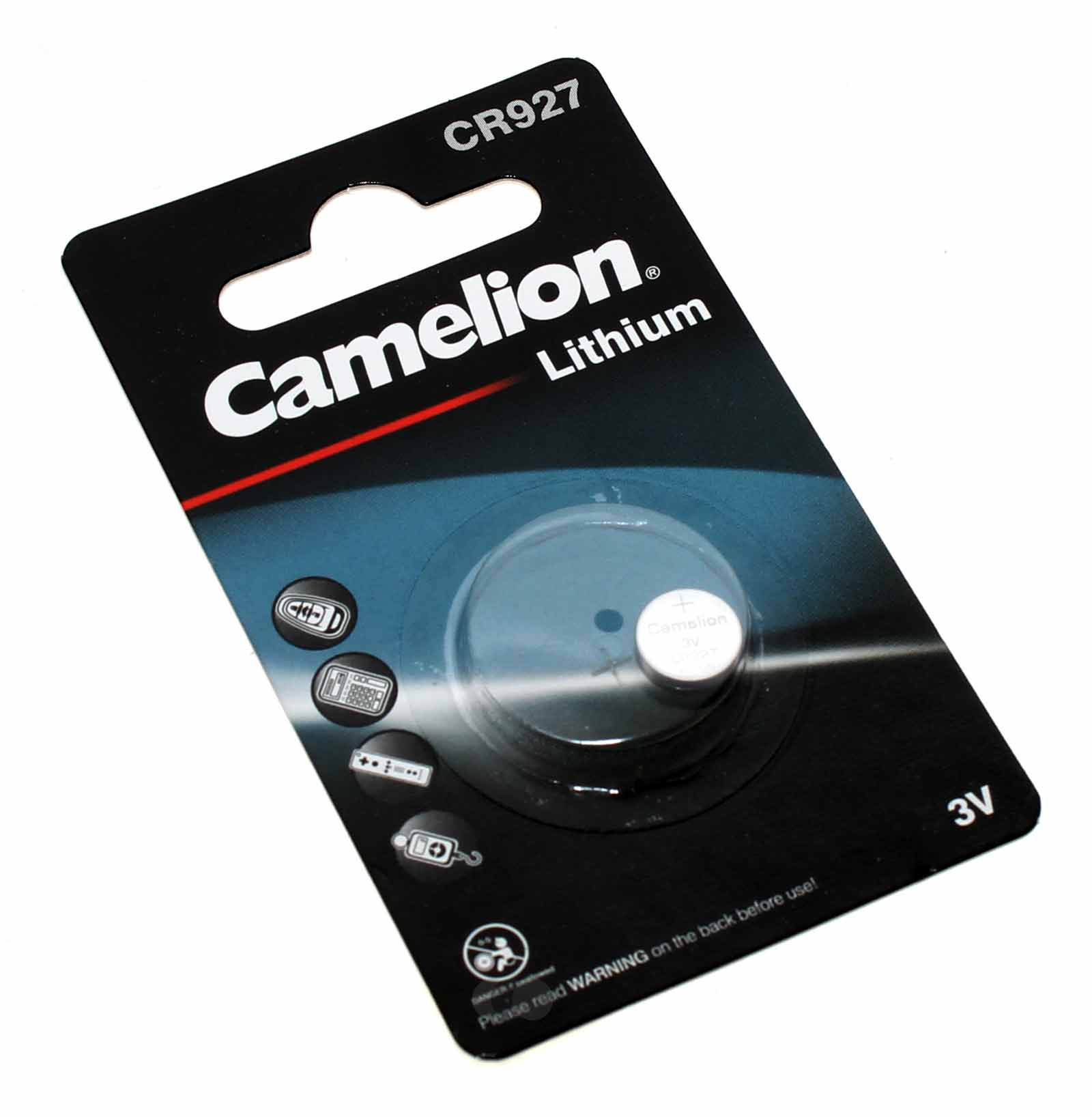 3V Camelion CR927 Lithium Knopfzelle Batterie | wie LR927