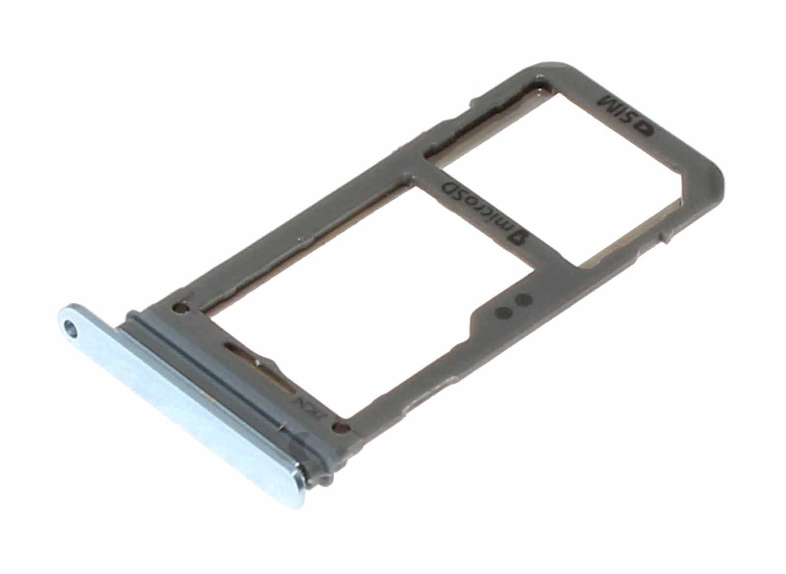 Original Samsung Galaxy S8+ SM-G955 Sim + MicroSD Kartenhalter, blau, GH98-41557D