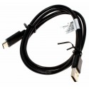 1m USB Lade- Datenkabel | USB Type C (USB-C) Stecker auf USB A (USB-A 2.0) Stecker | Handy Tablet Laptop