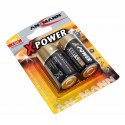 2er Blister Ansmann X-Power Alkaline Batterie Baby C | LR14 AM2 MN1400 | 1,5V 
