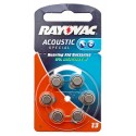 6er Pack Rayovac Knopfzelle Batterie Typ13 | PR48 | für Hörgeräte | hearing aid | 1,45 Volt