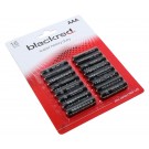 16er Pack blackred AAA Micro LR03 Batterien R03, AM4, MN2400, E92, 1,5V, 160mAh